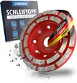 Produktbild: Betonschleifer 125x22.2x20 Betonfräse Schleifteller 125mm Estrichschleifer - ...