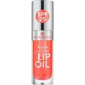 Produktbild: essence hydra kiss LIP OIL, Lipgloss, Nr. 04, Orange, feuchtigkeitsspendend, pflegend, mit Ölen, glänzend, vegan, UVA- und UVB-Filter + SPF 25, ohne Konservierungsstoffe, ohne Parabene, 1er Pack (4ml)