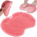 Produktbild: Fuß und Rückenschrubber für die Dusche  Silikon Fußmassagematte mit Saugnäpfe...