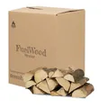 Produktbild: Premium HainbuchenBrennholz 25L – Ofengetrocknet, 25 cm Scheite, unter 15% Fe...