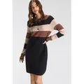 Produktbild: Tamaris Strickkleid lässiger Look im Streifendesign schwarz 42