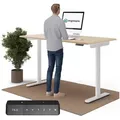 Produktbild: Ergotopia Schreibtisch Desktopia One (elektrisch höhenverstellbarer Schreibtisch) beige 180 cm