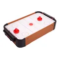 Produktbild: Mini Air Hockey MCW-J10, Tischspiel Lufthockey inklusive Zubehör, Holz 56x30x10cm