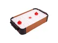 Produktbild: Mini Air Hockey MCW-J10, Tischspiel Lufthockey inklusive Zubehör, Holz 56x30x10cm
