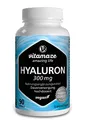 Produktbild: Hyaluronsäure Kapseln hochdosiert, 300 mg pro Kapsel, Vegan, 3 Monate Dauerversorgung, hohe Bioverfügbarkeit: Niedermolekular 500-700 kDa, Nahrungsergänzung ohne Zusätze, Made in Germany