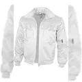 Produktbild: QUALITEX HIGH QUALITY WORKWEAR Qualitex Arbeitsjacke 'einfarbig'' in weiß, Größe: XL - klassische Pilotenjacke - ideale Übergangsjacke