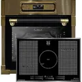 Produktbild: Herd Set/ Kaiser EH 6726 AD / Einbaubackofen + KCT 777 FI La Perle Induktionskochfeld - Grau/Beige