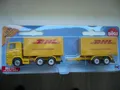 Produktbild: Siku 1694 LKW mit Anhänger DHL ( Neue Beschriftung ) 