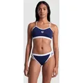 Produktbild: Arena Icons Bikini Damen Einfarbig - Navy-white - 36