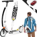 Produktbild: KESSER® Cityroller Scooter 205mm Räder PolyurethanBig Wheel - Pro-S Tretroller mit Doppel Federung, City-Roller Scooter klappbar und Höhenverstellbar, Roller Kickscooter für Erwachsene und Kinder