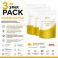 Produktbild: Magnesium Citrat Pulver 3x 250g – 300mg Magnesium hochdosiert vegan