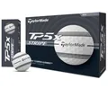 Produktbild: TaylorMade Golfball TP5x Stripe weiß 1 DZ (12 Stk.)