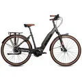 Produktbild: Airtracks E-Bike Cityrad 28 Zoll E-Bike LS City Fahrrad LUMINA BOSCH ACTIVE PLUS LINE, 8 Gang SHIMANO NEXUS 8 Schaltwerk, Nabenschaltung, Mittelmotor, 500 Wh, WAVE Trekking Bike Tiefeinsteiger Low Step 45 50cm 55cm - Mod 2025 schwarz 45 cm