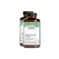 Produktbild: Genius Feelvita Nutrition Kollagen Beauty Tabletten- hochdosiertes Kollagenhydrolysat angereichert mit Kupfer- Zur Erhaltung des normalen Bindegewebes, 4-Monatsvorrat (240 Tabletten)- Made in Germany