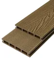 Produktbild: Endorphin Premium WPC Terrassendielen in Holzoptik, Anthrazit, 220 x 14,6 x 2,1 cm, Komplettset mit Unterbau und Befestigungsmaterial, 6 Dielen (Teak, 2m²)
