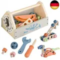 Produktbild: Holz-Werkzeugkasten für Kleinkinder, Lernspielzeug für Kinder, Spielzeug, S