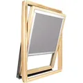 Produktbild: Avosdim - Hellgraues Verdunkelungsrollo Für Roto ® Dachfenster - 7/9 - Fensterscheibe B 60 Cm X H 83,5 Cm