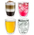 Produktbild: doppelwandige Gläser 250ml - Glas Becher doppelwandig - Thermoglas - Cappucci...