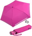 Produktbild: iX-brella Taschenregenschirm Safety Reflex mit Reflektoren und Auf-Zu-Automatik, kräftige Farben mit reflektierenden Streifen