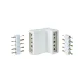 Produktbild: Zubehör für MAX LED STRIPE Eckverbinder, 4er-Set, weiß, inkl. 8 Steckverbinder