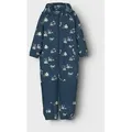 Produktbild: Name It Overall NMMALFA08 SOFTSHELL SUIT AOP 1FO NOOS mit dekorativen und reflektierenden Details blau 110 EU