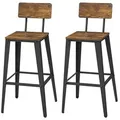 Produktbild: Barhocker 2er-Set   ¦ braun ¦ Maße (cm): B: 45,4 H: 102,2
