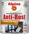 Produktbild: Alpina Metallschutz-Lack Anti-Rost 750 ml weiß matt