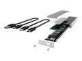 Produktbild: Raidsonic Festplatten-Gehäuse RAIDSONIC M.2 PCIe SSD Aluminiumgehäuse, USB 3.1 Type-C?, M-Key Soc...