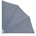 Produktbild: Deuba - Detex® 2x Balkonfächer Sichtschutz 140x140cm Wetterfest Uv-beständig Terrasse Seitenmarkise Sonnenschutz Trennwand Wandhalterung Anthrazit