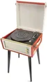 Produktbild: Audio & Hi-Fi - GPO BERMUDARED: Classic Retro-Style Turntable With Mp3, Usb, Bui