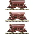 Produktbild: Fleischmann 6660071 N 3er Set Schwenkdachwagen Tdgs, DR, Ep. IV N + Neu