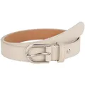 Produktbild: MIRROSI Ledergürtel Damen Herren Gürtel, Made in Italy, 3cm breit (Passt fast zu jeder Hosenschlaufe, aus Echtem Leder) beige 90cm