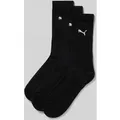 Produktbild: PUMA Tennissocken mit Logo im 3er-Pack in Black, Größe 35-38