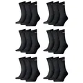 Produktbild: PUMA 18 Paar Sportsocken Tennis Socken Gr. 35-49 Unisex für sie und ihn, Farbe:200 - black, Socken & Strümpfe:35-38