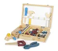 Produktbild: small foot Werkzeugkoffer „Workshop“, mit Werkzeug und Zubehör aus Holz, für Kinder ab 3 Jahren, 12556