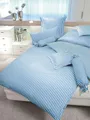 Produktbild: Janine Wendebettwäsche modernclassic 3912, 100% Baumwolle, Mako-Satin, 2 teilig, mit Reißverschluss, Streifen Design