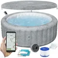 Produktbild: Lay-z Bali Grey Aufblasbarer Whirlpool Für 6 Personen Bestway 6001n