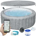 Produktbild: Lay-Z Bali Grey aufblasbarer Whirlpool für 6 Personen Bestway 6001N