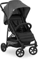 Produktbild: hauck Rapid 4, Grey - Kinderbuggy mit Liegefunktion für Babys ab Geburt bis 22 kg - Klein Zusammenklappbar - Höhenverstellbarer Schieber - Pannensichere Kunststoff Räder