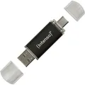 Produktbild: Intenso USB-Stick Twist Line 3539480, 32 GB, bis 70 MB/s, USB und USB-C 3.0