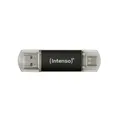 Produktbild: Intenso Twist Line 32 GB USB Stick Speicherstick USB-C USB-A Schwarz BRANDNEU