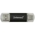 Produktbild: Intenso Twist Line USB-Stick 32 GB Anthrazit 3539480 USB-A, USB-C®, USB-A (USB