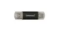 Produktbild: Intenso Twist Line 32 GB, USB-Stick (anthrazit/transparent, US...