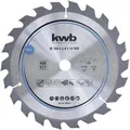 Produktbild: KWB - Kreissägeblatt 184 x 16 mm - Schneller Schnitt, geeignet für Weich- und Hartholz, Tischlerplatten und Spanplatten - Hartmetall-Zähne, flexibles