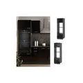 Produktbild: Vicco Mikrowellenschrank Küchenschrank R-Line Solid Anthrazit Schwarz 60 cm modern