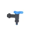 Produktbild: GASMIS Auslaufhahn für Regentonne, Kunststoff Ersatz-Hahn, Wasserhahn für Regenwassertonne, Regenfass, Wassertonnen - mit Dichtung, Kontermutter und Hahnanschluss, 3/4