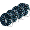 Produktbild: Spanngummi Haken, Expander 2m, Gepäckspanner, Gummiseil, Zurrgurt, Blau