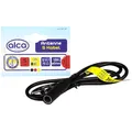 Produktbild: alca® Autoradio DIN Antennen-Verlängerungskabel 1 m Verlängerung Kfz Koaxial mit Adapter Stecker FM/AM LM UKW Antennen Kabel Universal