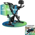 Produktbild: Heimtrainer Fahrrad, 5-in-1 Indoor Bike, klappbar, lautlos, bis 160kg, LCD