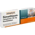 Produktbild: SIMETHICON-ratiopharm 85 mg Kautabletten 20 St. PZN 01364773